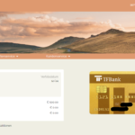 Die Startseite des Online Bankings der TF Bank bei der Kreditkarte