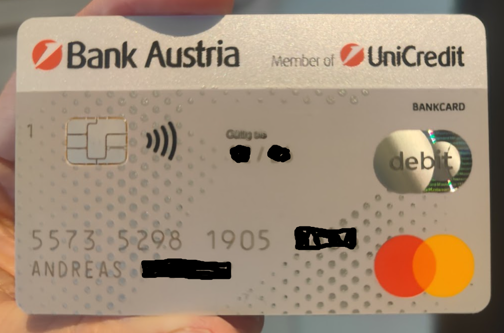 Bank Austria Bankomatkarte